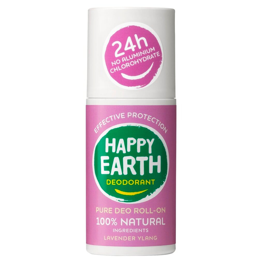 Happy Earth 100% Natural Lavender Ylang Deodorant Roller