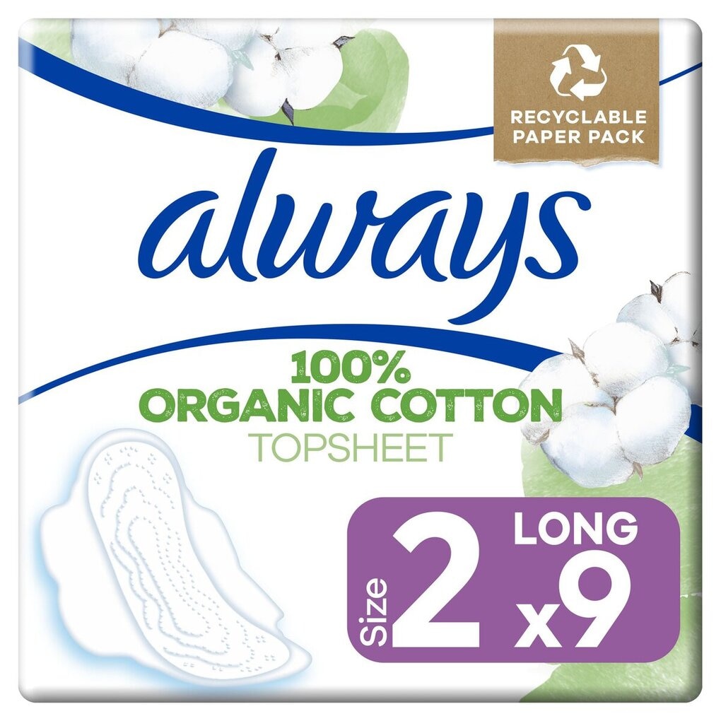 Always Cotton Protection Long Plus Maandverband
