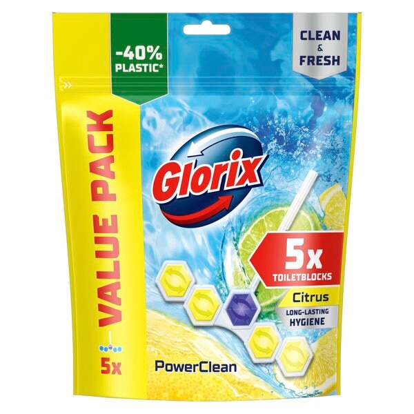 Glorix Power 5 Citrus Toiletblokken