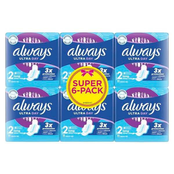 Always Ultra Day Long Maandverband met Vleugels