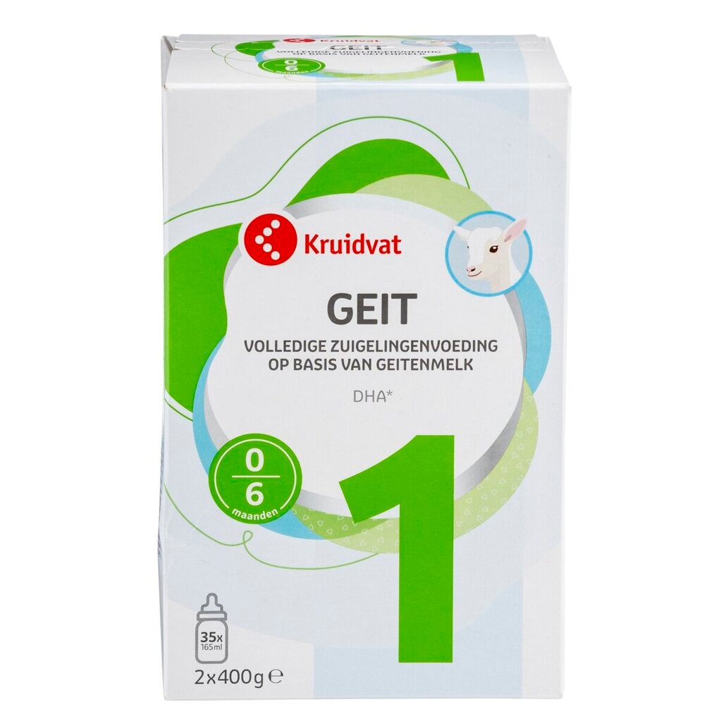 Kruidvat 0-6+M Zuigelingenvoeding op Basis van Geitenmelk
