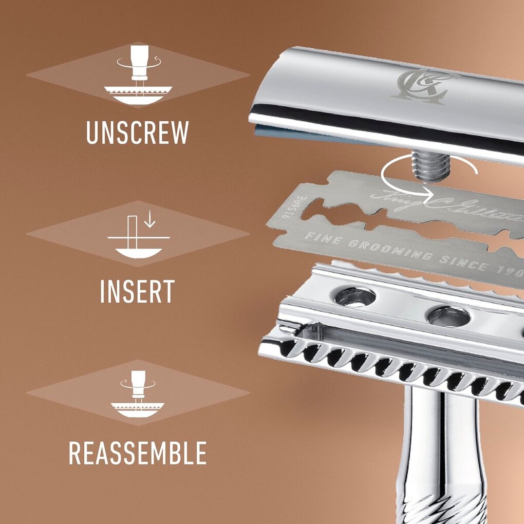 King C. Gillette Double Edge Safety Razor Scheerapparaat