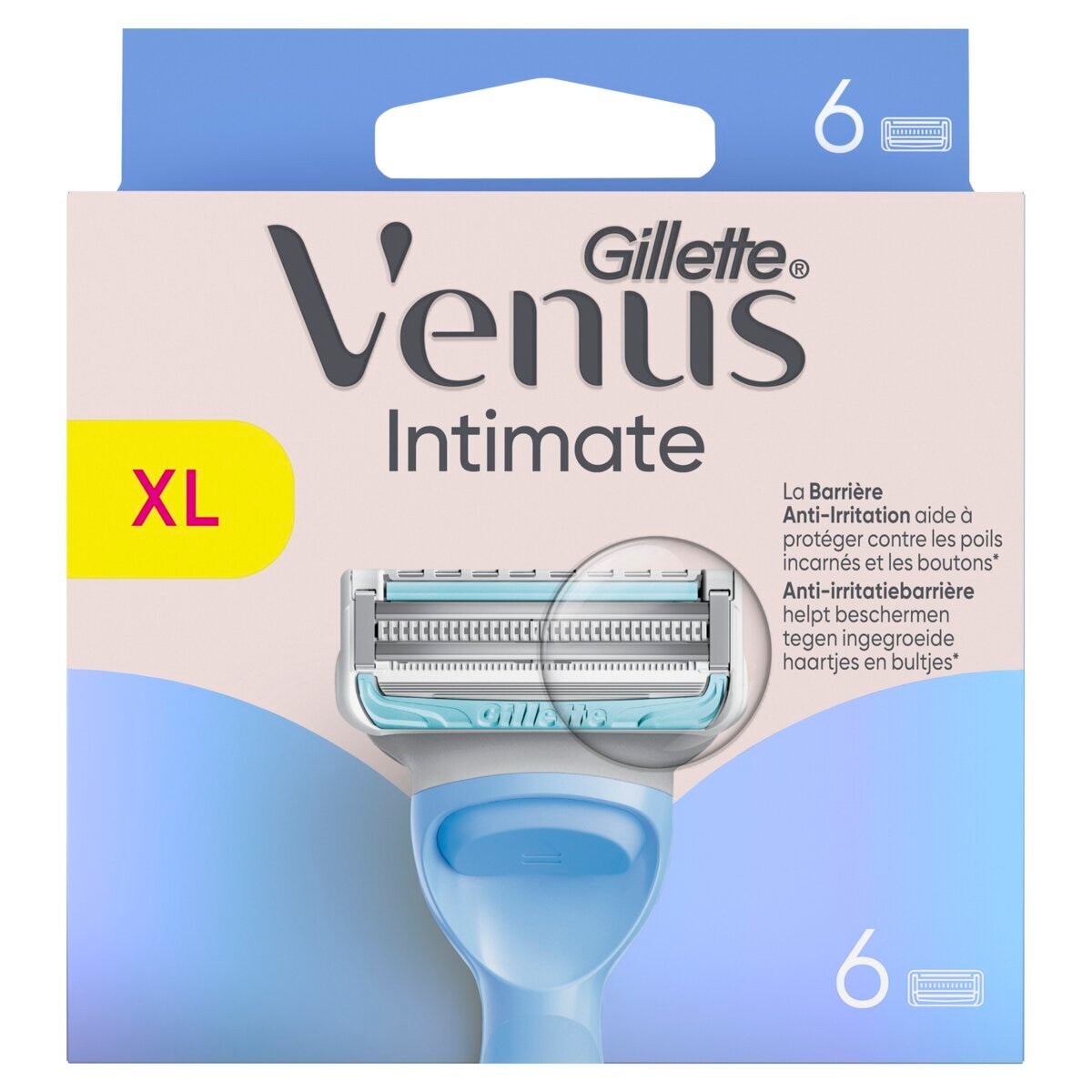 Afbeelding van Gillette Venus Intimate Scheermesjes - 6 mesjes