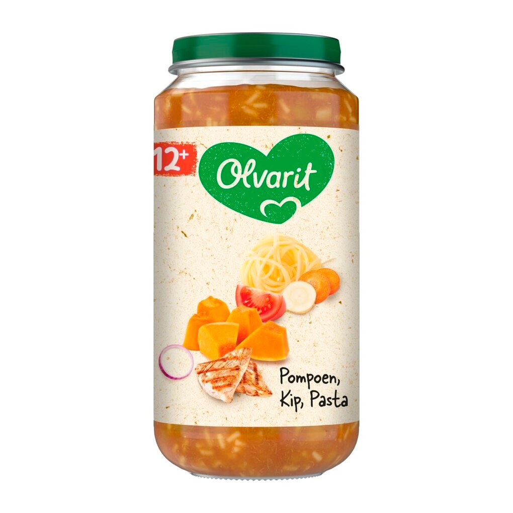 Olvarit 12+M Pompoen Kip Pasta Maaltijdpotje Olvarit 12+M Pompoen Kip Pasta Maaltijdpotje