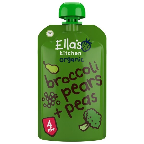 Ella's Kitchen 4+M Broccoli, Peren & Doperwten
