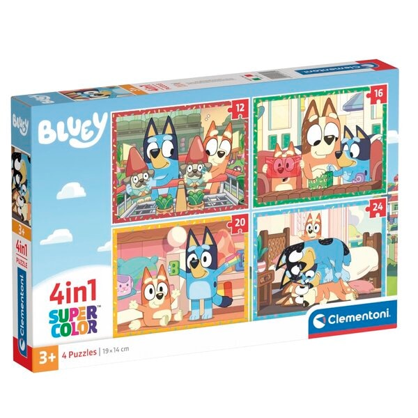 Clementoni Bluey 4-in-1 Puzzel