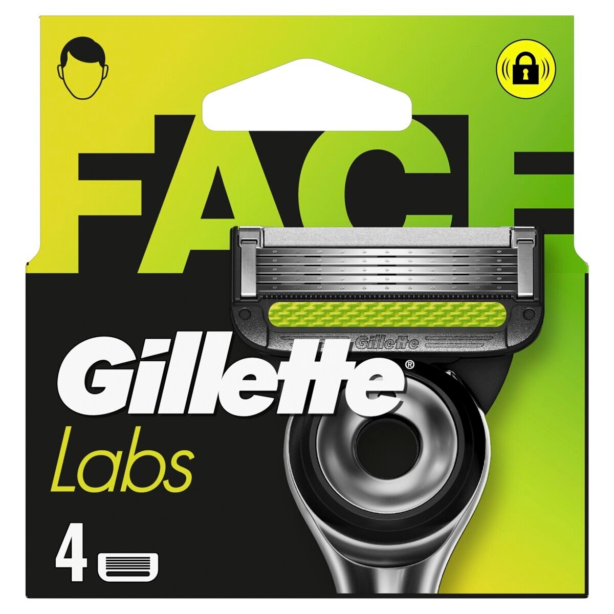 GilletteLabs scheermesjes - 4 mesjes
