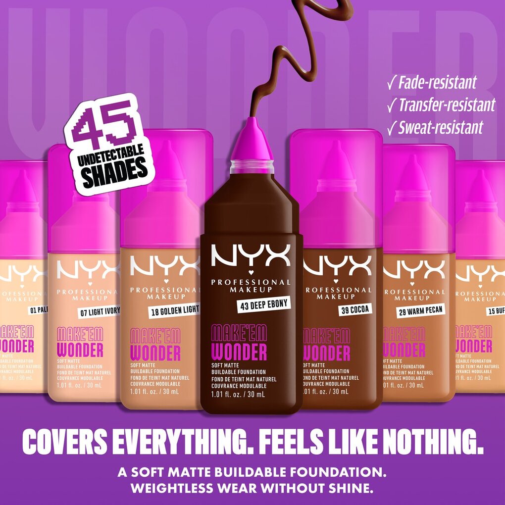 NYX Professional Makeup Make 'Em Wonder 17 Medium Olive Foundation