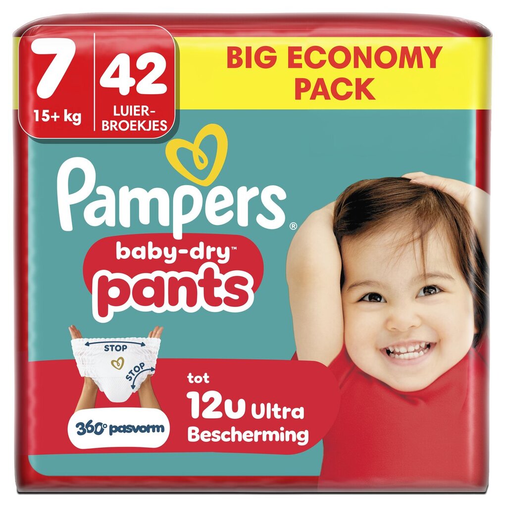 Pampers Baby-Dry Pants Maat 7 Luierbroekjes