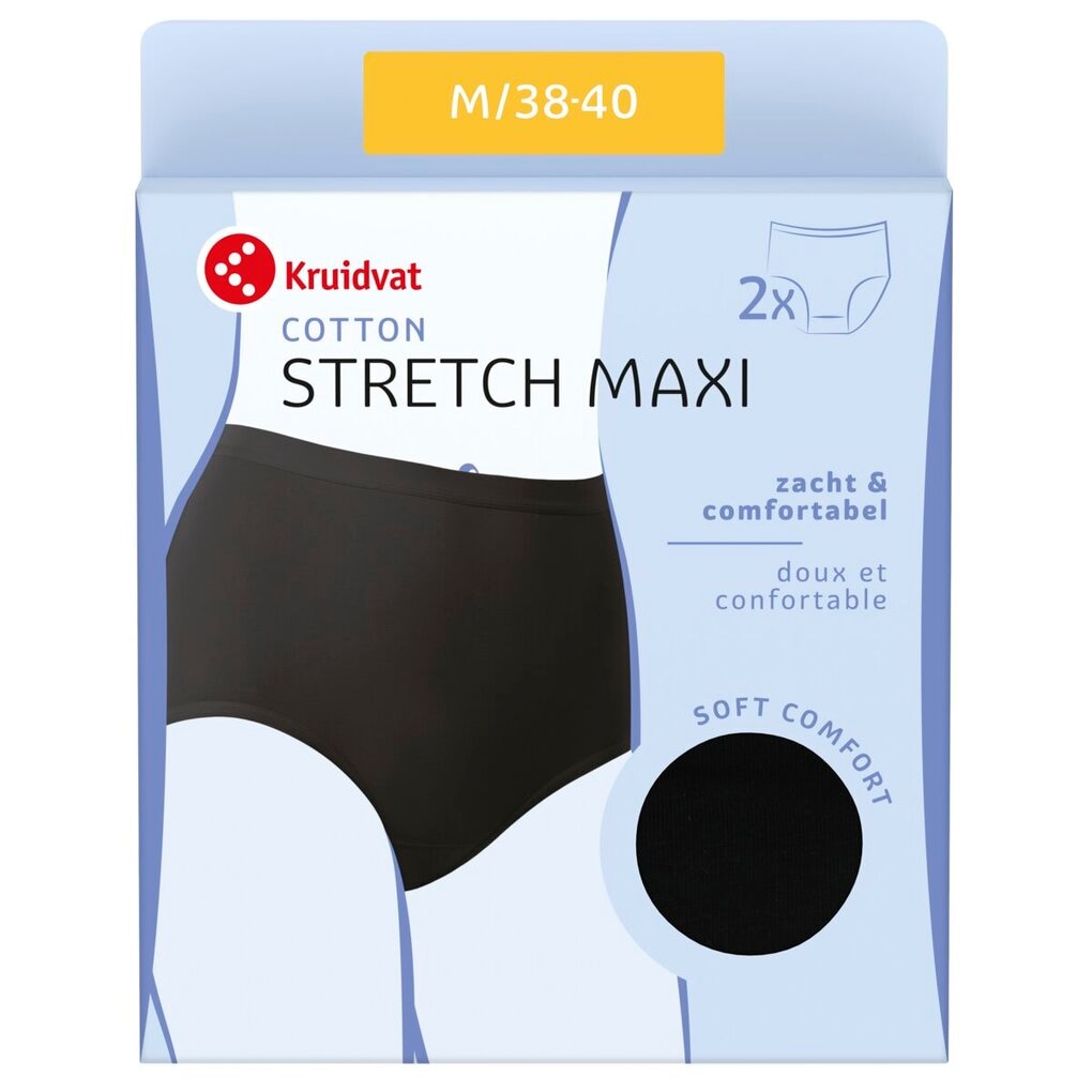 Kruidvat Cotton Stretch Maxi Damesslip
