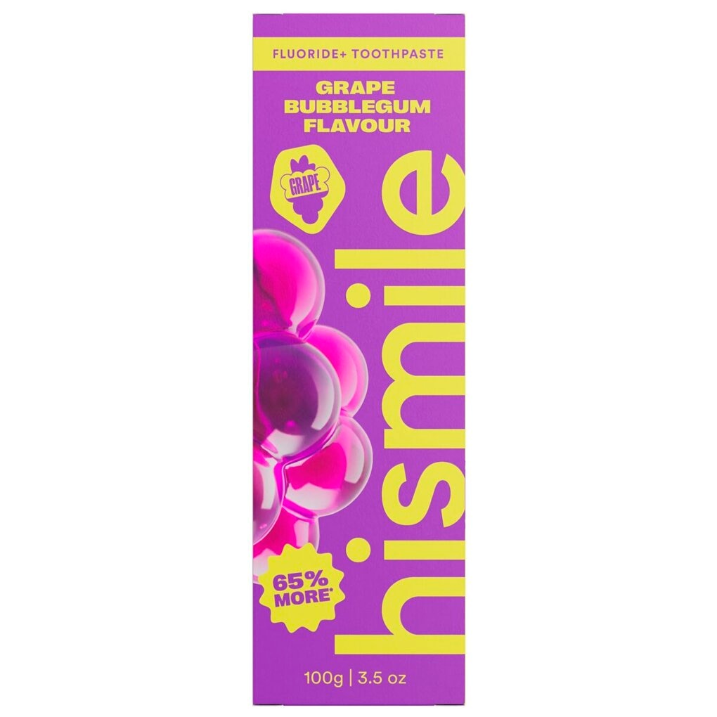 Hismile Grape Bubblegum Tandpasta