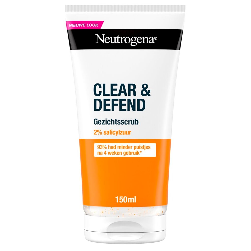Neutrogena Clear & Defend 2% Salicylzuur Gezichtsscrub