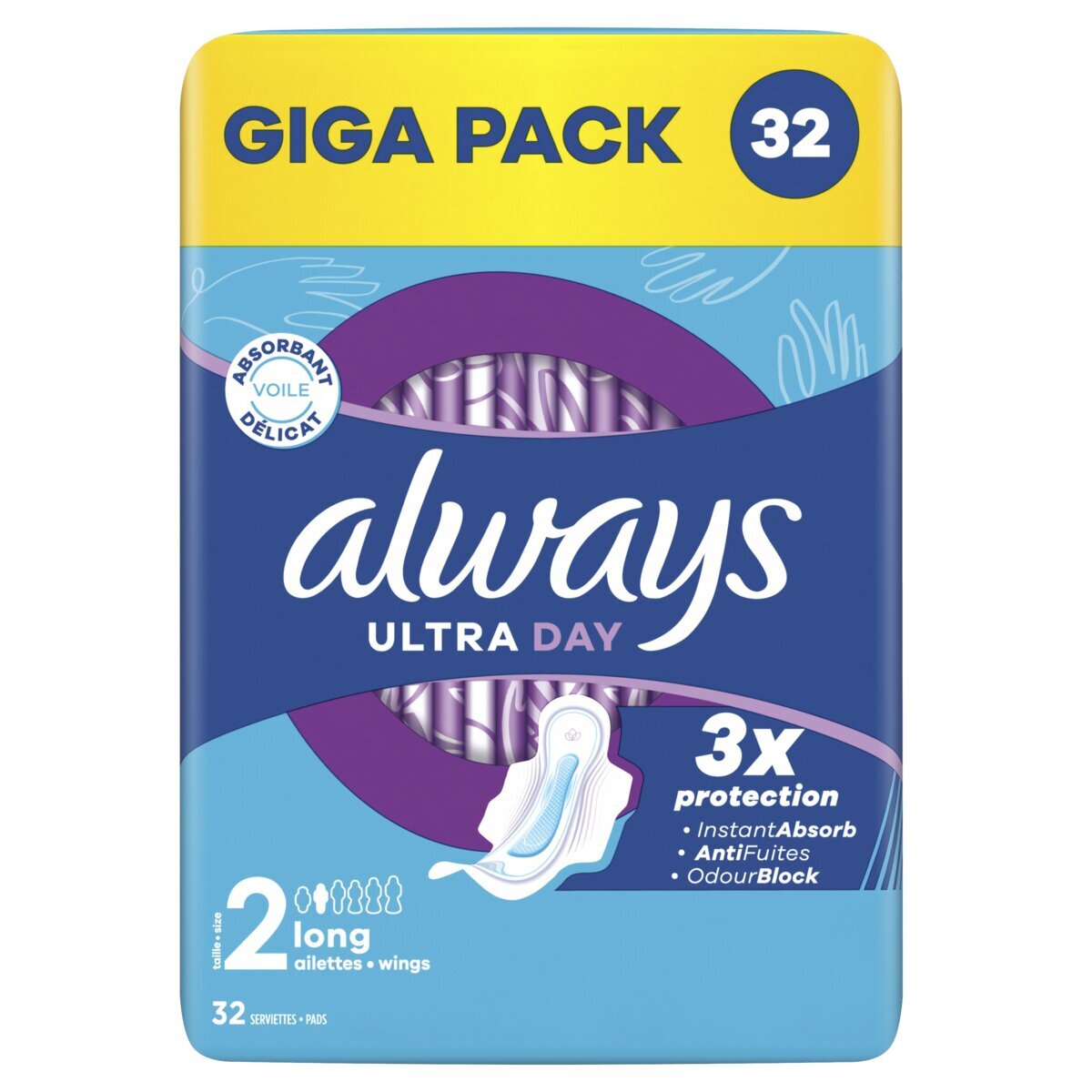 Afbeelding van Always Ultra Day Long Maandverband - 32 stuks