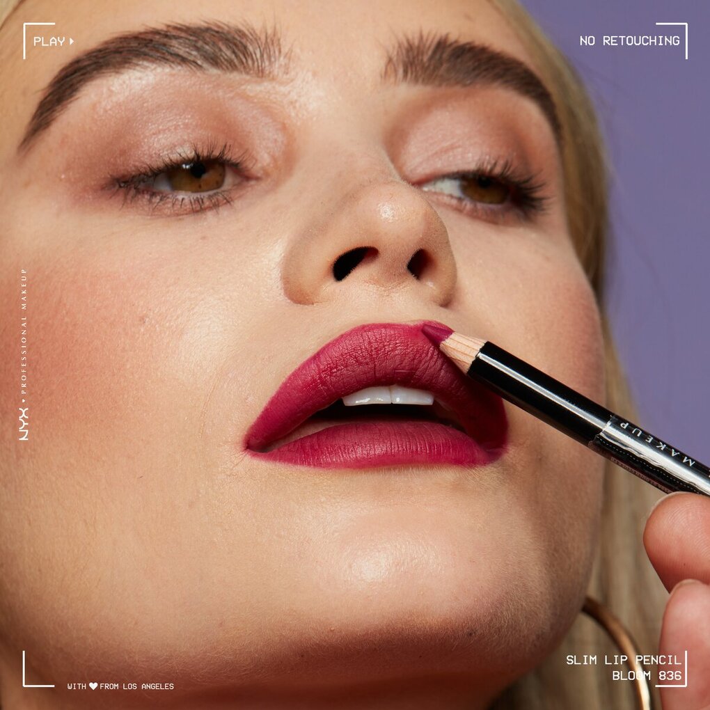 NYX Professional Makeup SPL812 Plum Slim Lip Pencil