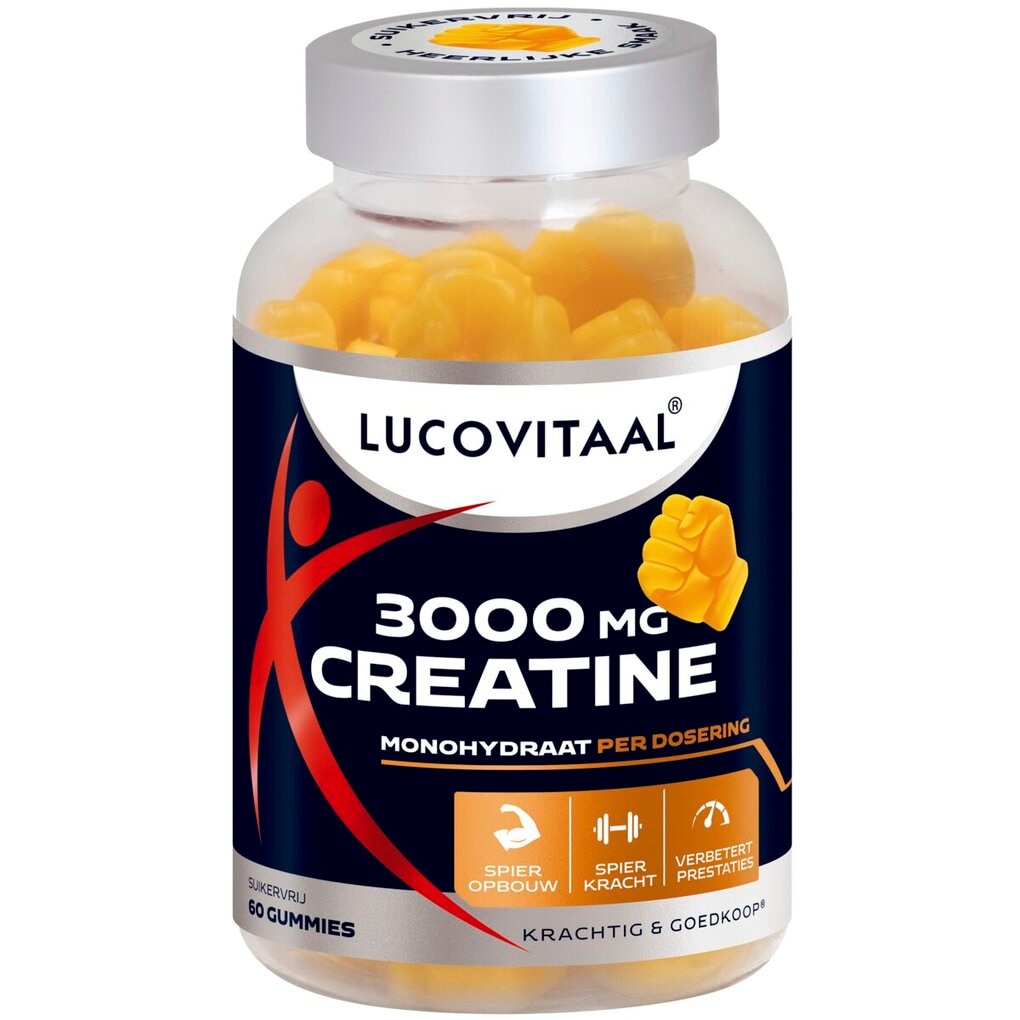 Lucovitaal 3000mg Creatine Monohydraat Gummies