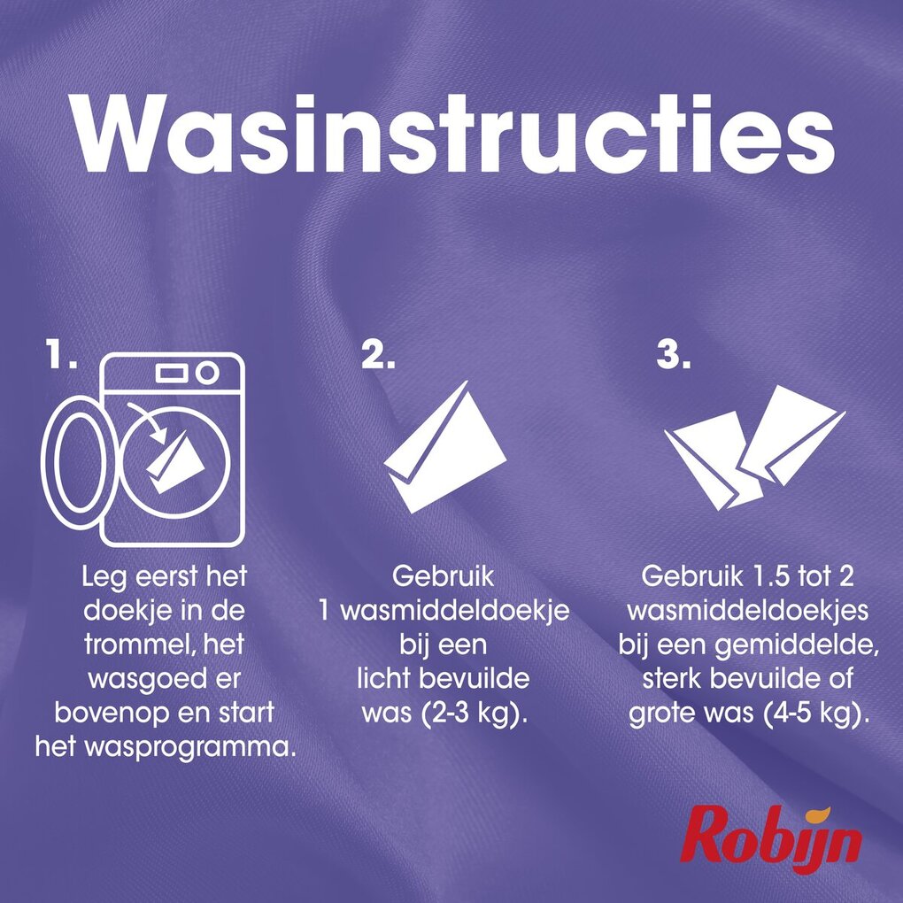 Robijn Classics Black Velvet Wasmiddeldoekjes