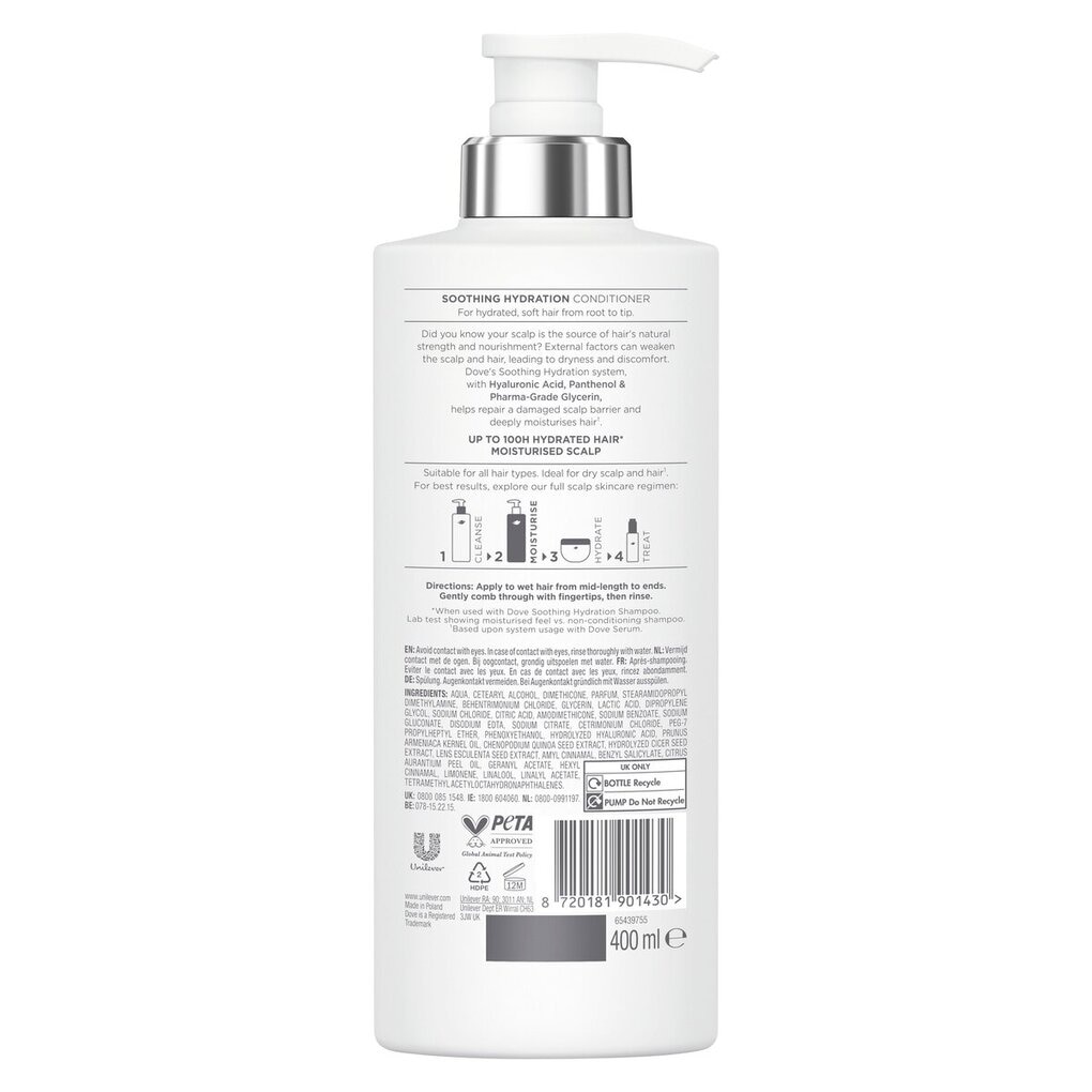 Dove Scalp + Hair Therapy Soothing Hydration Conditioner