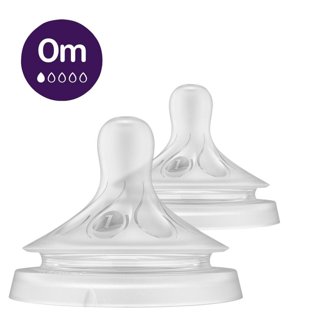 Philips Avent Natural SCY961/02 0+M Flesspeen Philips Avent Natural SCY961/02 0+M Flesspeen