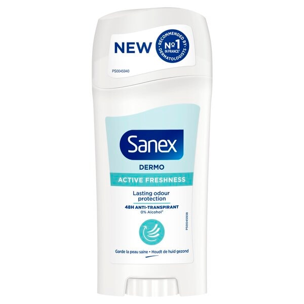 Sanex Dermo Active Freshness 48-Uur Anti-Transparant Deostick