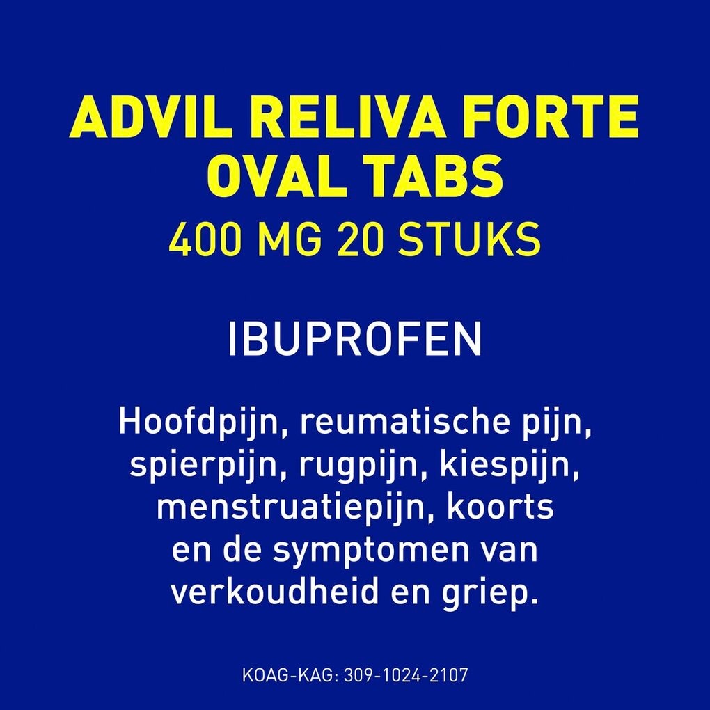 Advil Reliva Forte 400mg Oval-Tabs Tabletten