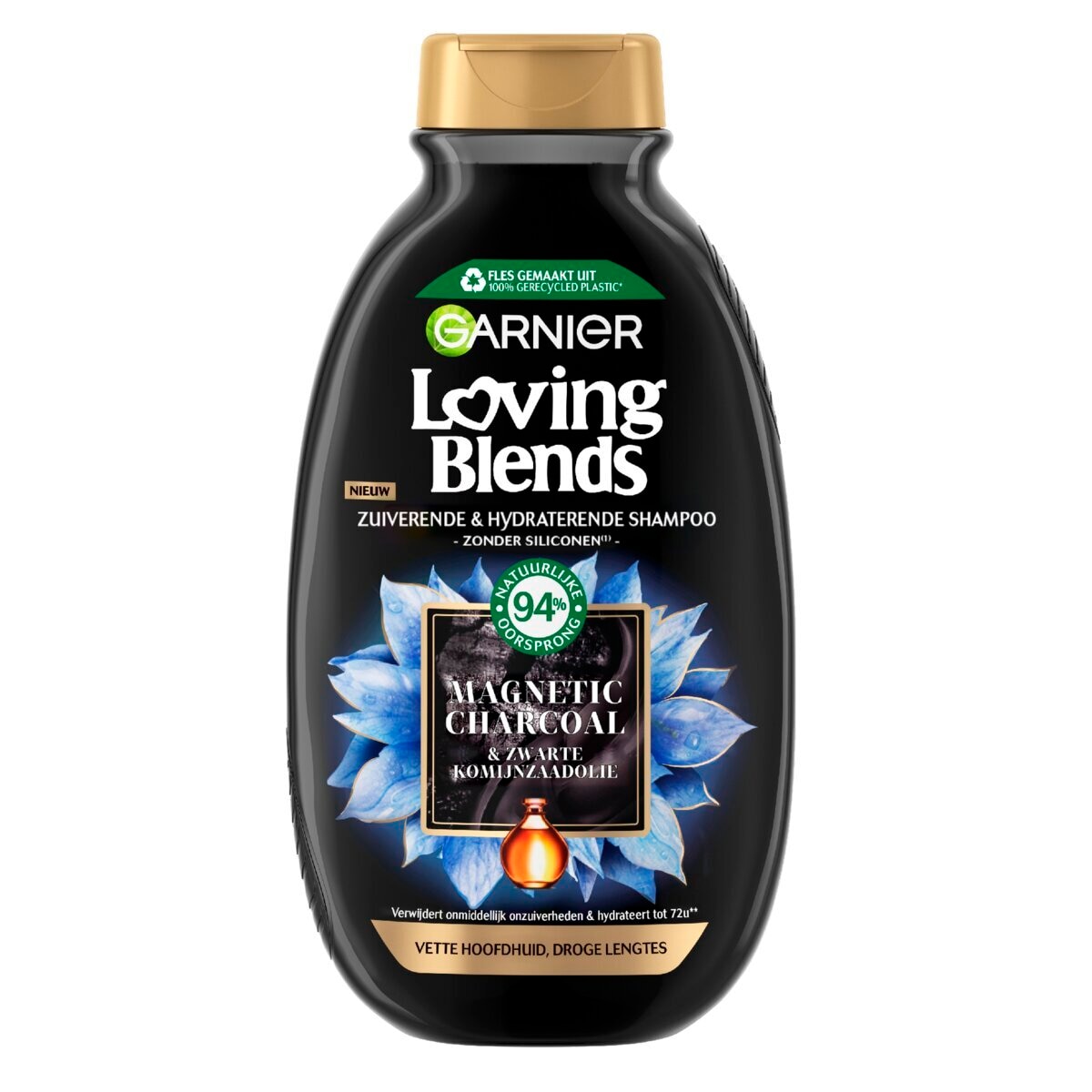 Afbeelding van Garnier Loving Blends Magnetic Charcoal Shampoo - 300ml