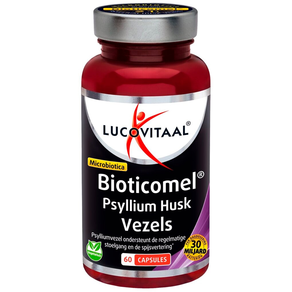 Lucovitaal Bioticomel Psyllium Husk Vezels Capsules Lucovitaal Bioticomel Psyllium Husk Vezels Capsules
