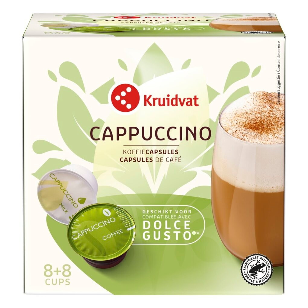 Kruidvat Cappuccino Koffiecapsules