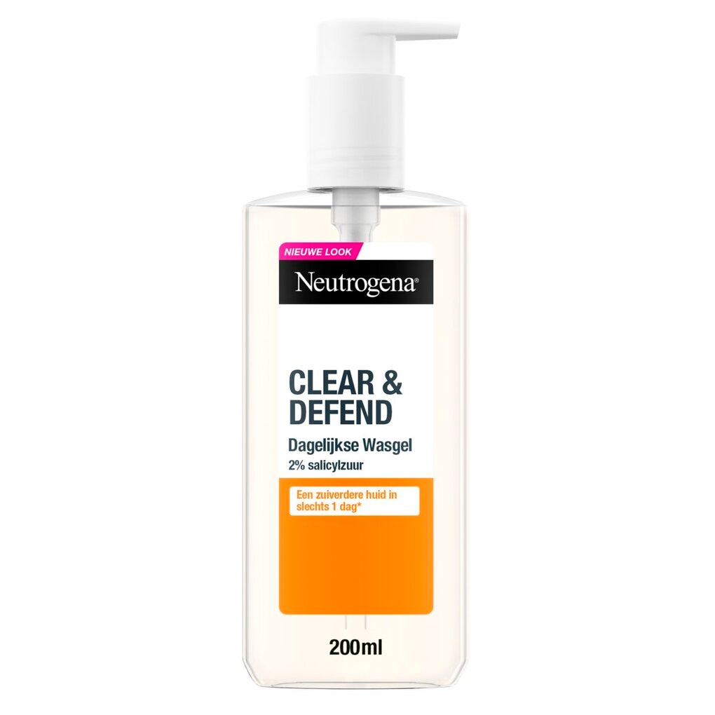 Neutrogena Clear & Defend 2% Salicylzuur Dagelijkse Wasgel