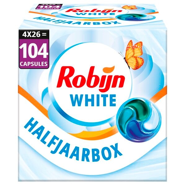 Robijn Classics Stralend Wit 4-in-1 Wascapsules