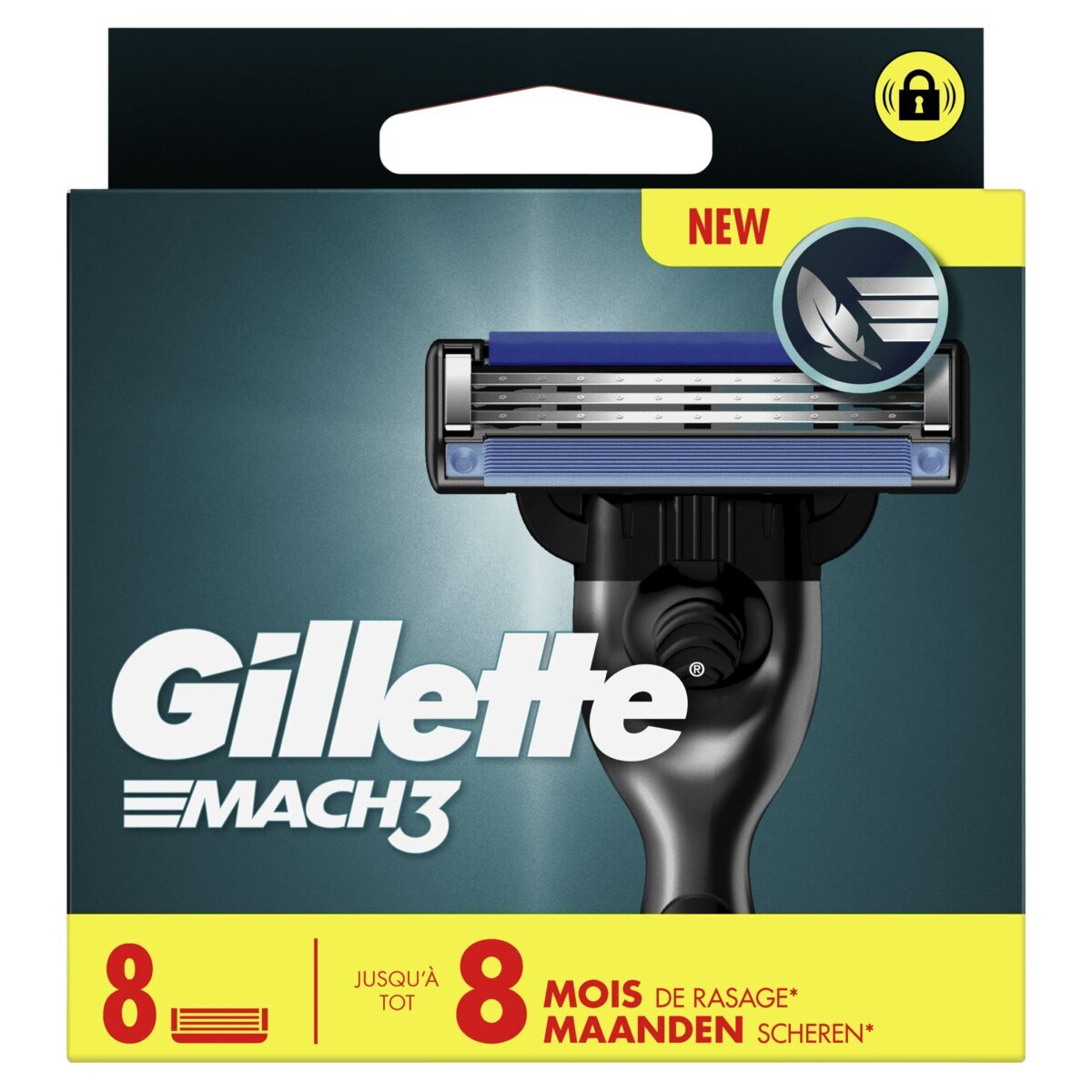 Gillette Mach3 Base Scheermesjes - 8 mesjes