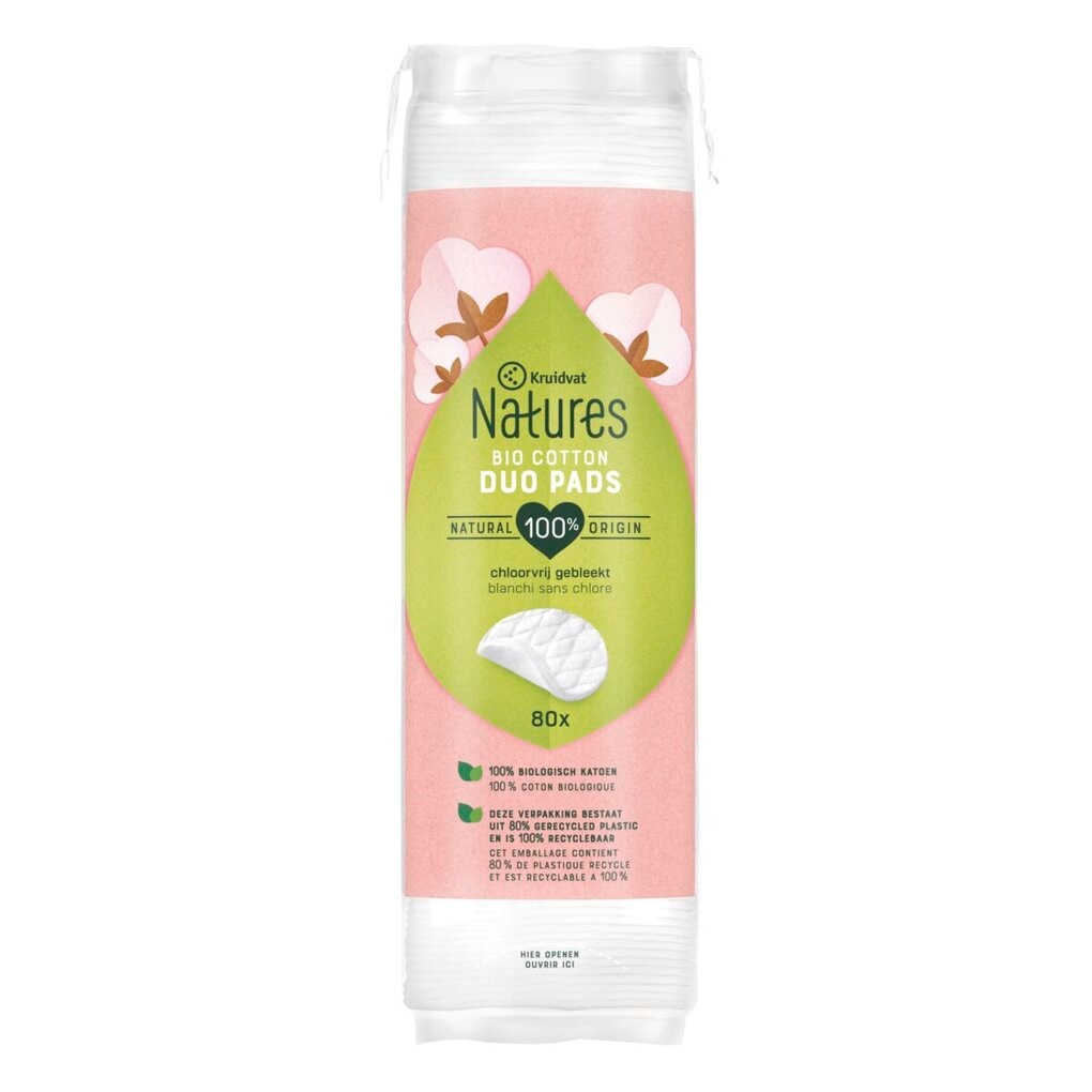 Kruidvat 100% Cotton Bio Wattenschijfjes