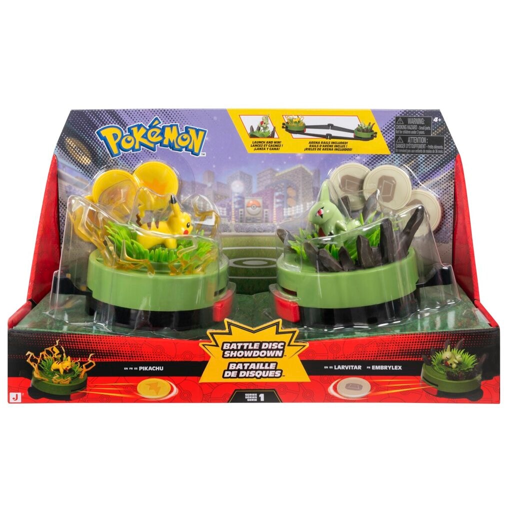 Pokémon Battle Disc Showdown Pikachu & Larvitar Pokémon Battle Disc Showdown Pikachu & Larvitar