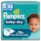 Pampers Baby-Dry Maat 5 Luiers