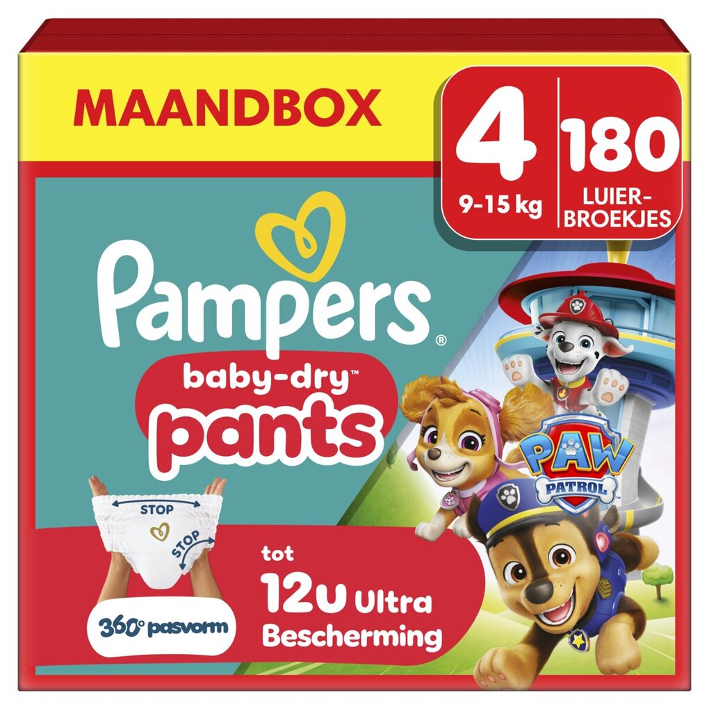 Pampers Baby-Dry Paw Patrol Pants Maat 4 Luierbroekjes