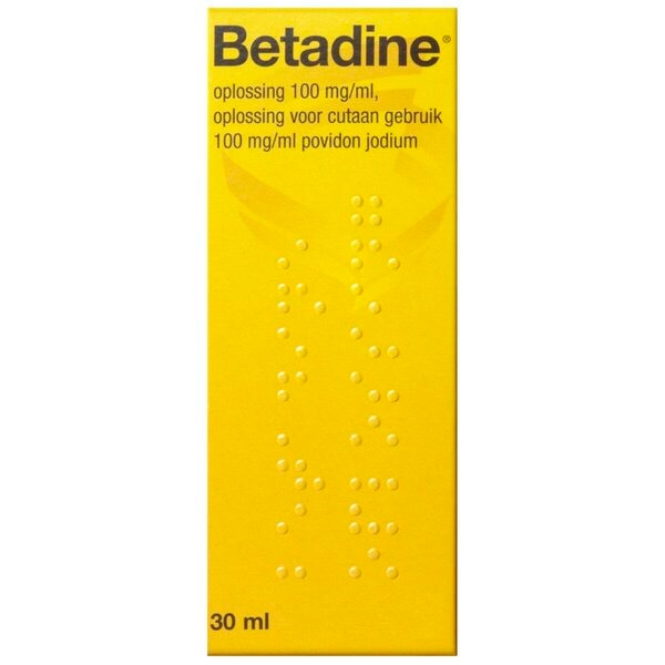 Betadine Oplossing met 100mg/ml Povidon Jodium