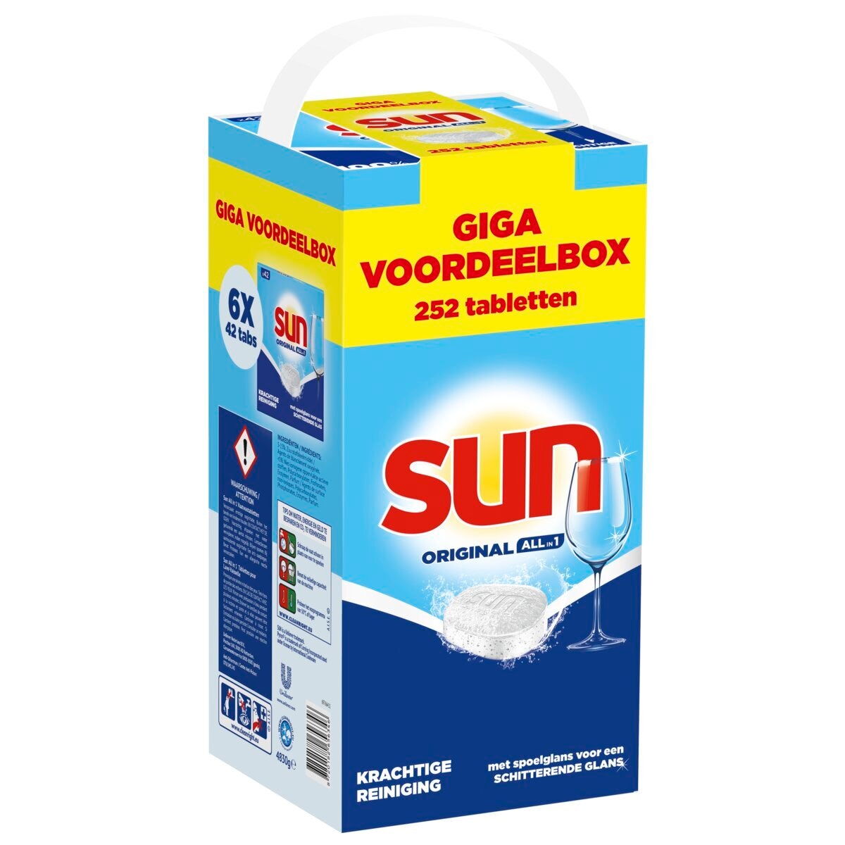 Afbeelding van Sun All-in-1 Original Vaatwastabletten - 252 tabletten