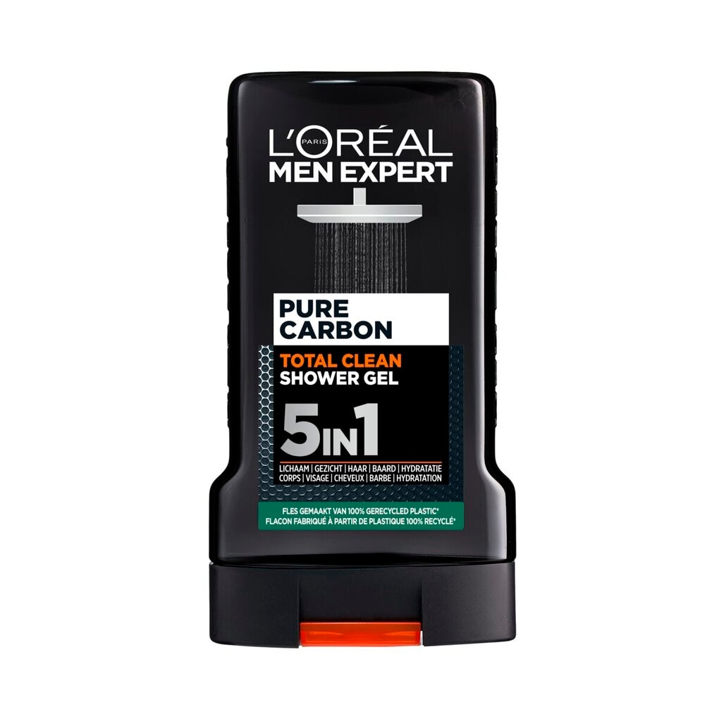 L'Oréal Paris Men Expert Pure Carbon Total Clean 5-in-1 Showergel L'Oréal Paris Men Expert Pure Carbon Total Clean 5-in-1 Showergel
