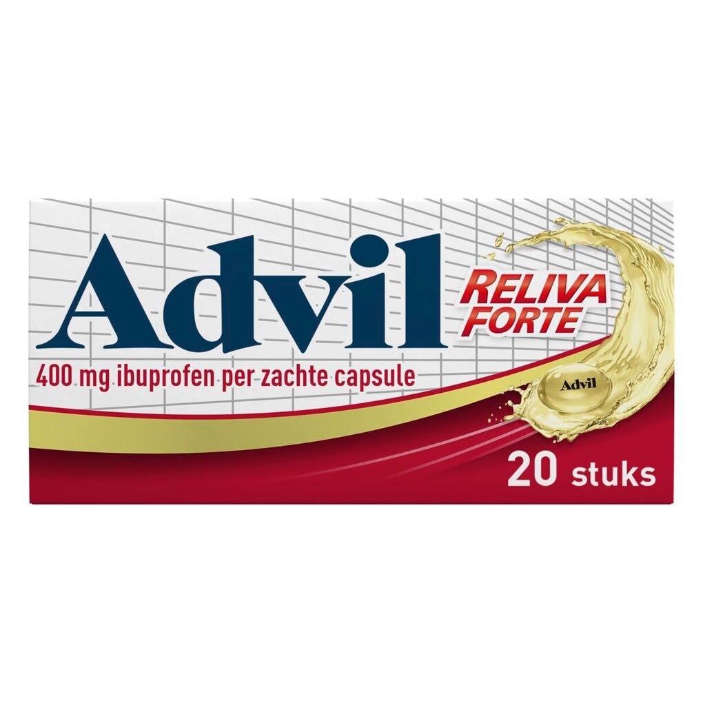 Advil Reliva Forte 400mg Ibuprofen Liquid-Caps