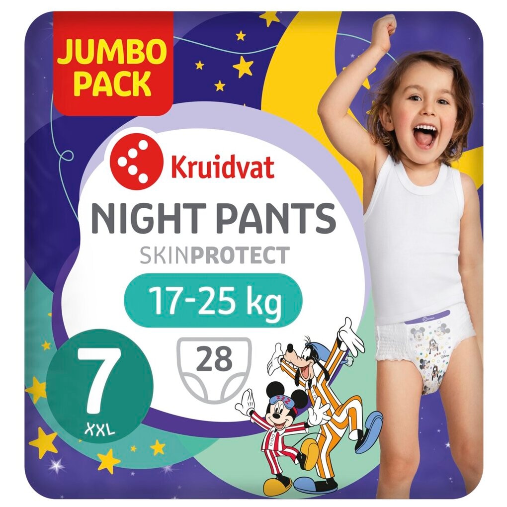 Kruidvat Night Pants XXL Maat 7 Luierbroekjes Jumbopack Kruidvat Night Pants XXL Maat 7 Luierbroekjes Jumbopack