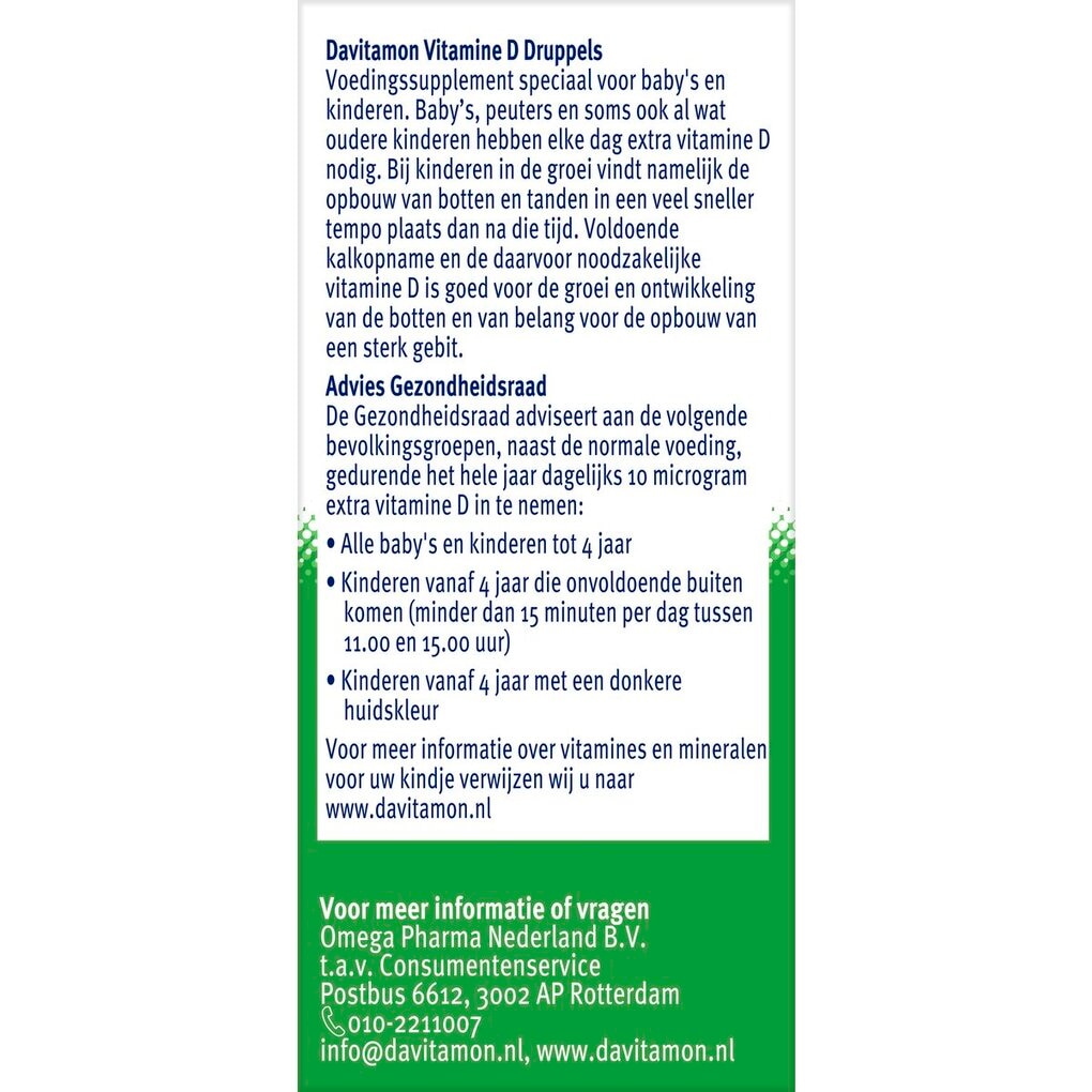 Davitamon Vitamine D Druppels