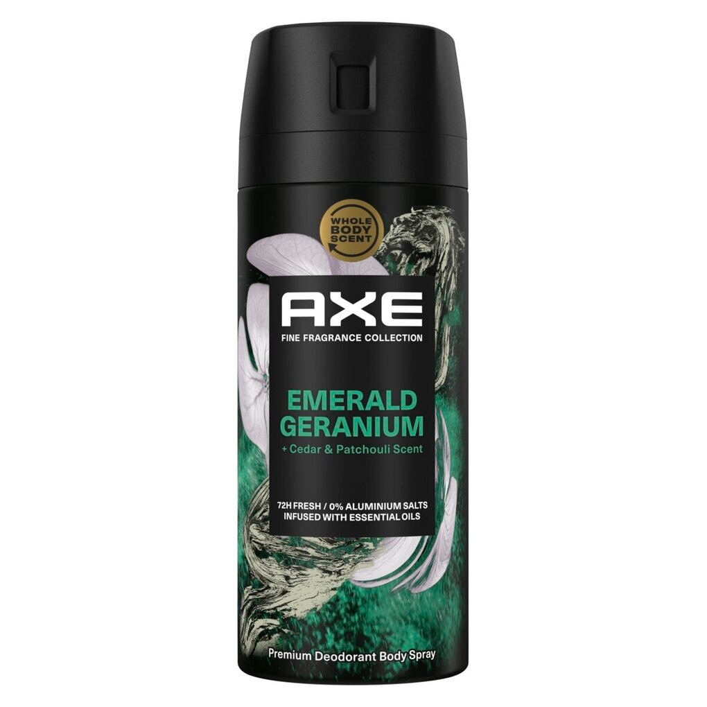 Axe Fine Fragrance Emerald Geranium Deodorant & Bodyspray