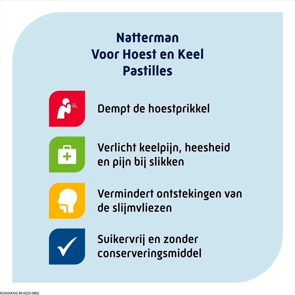 Natterman Hoest en Keel Pastilles