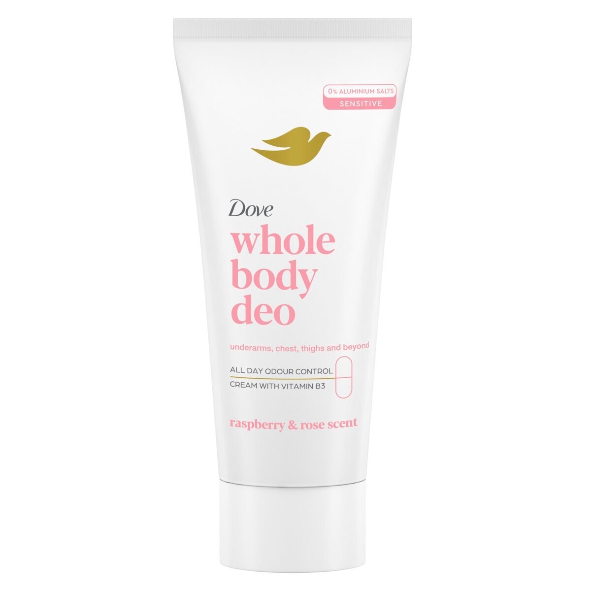 Afbeelding van Dove Whole Body Raspberry & Rose Deodorant Cream - 75ml