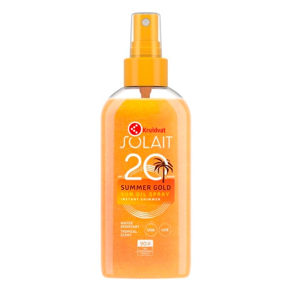 Kruidvat Solait Summer Gold SPF20 Sun Oil Spray