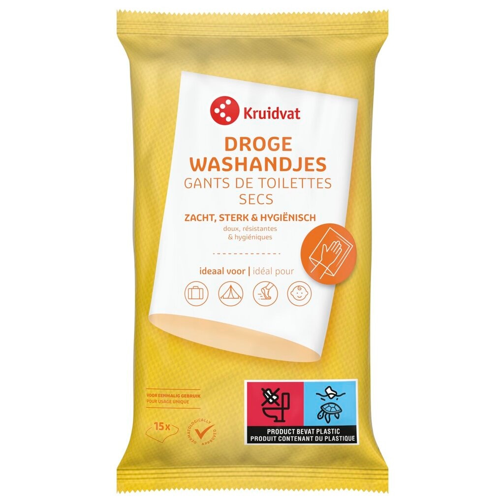 Kruidvat Droge Washandjes