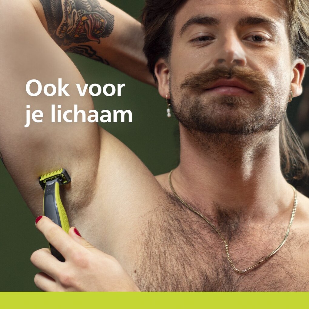 Philips OneBlade 360 QP624/50 Bodykit Navulmesjes