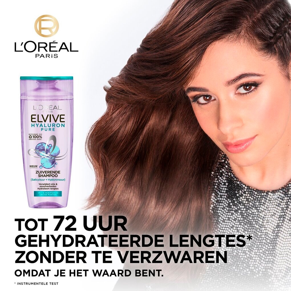 L'Oréal Paris Elvive Hyaluron Pure Zuiverende Shampoo