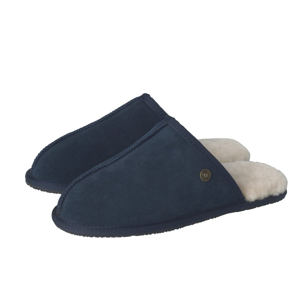 Lamswollen Herenpantoffels met Rand Lamswollen Herenpantoffels met Rand