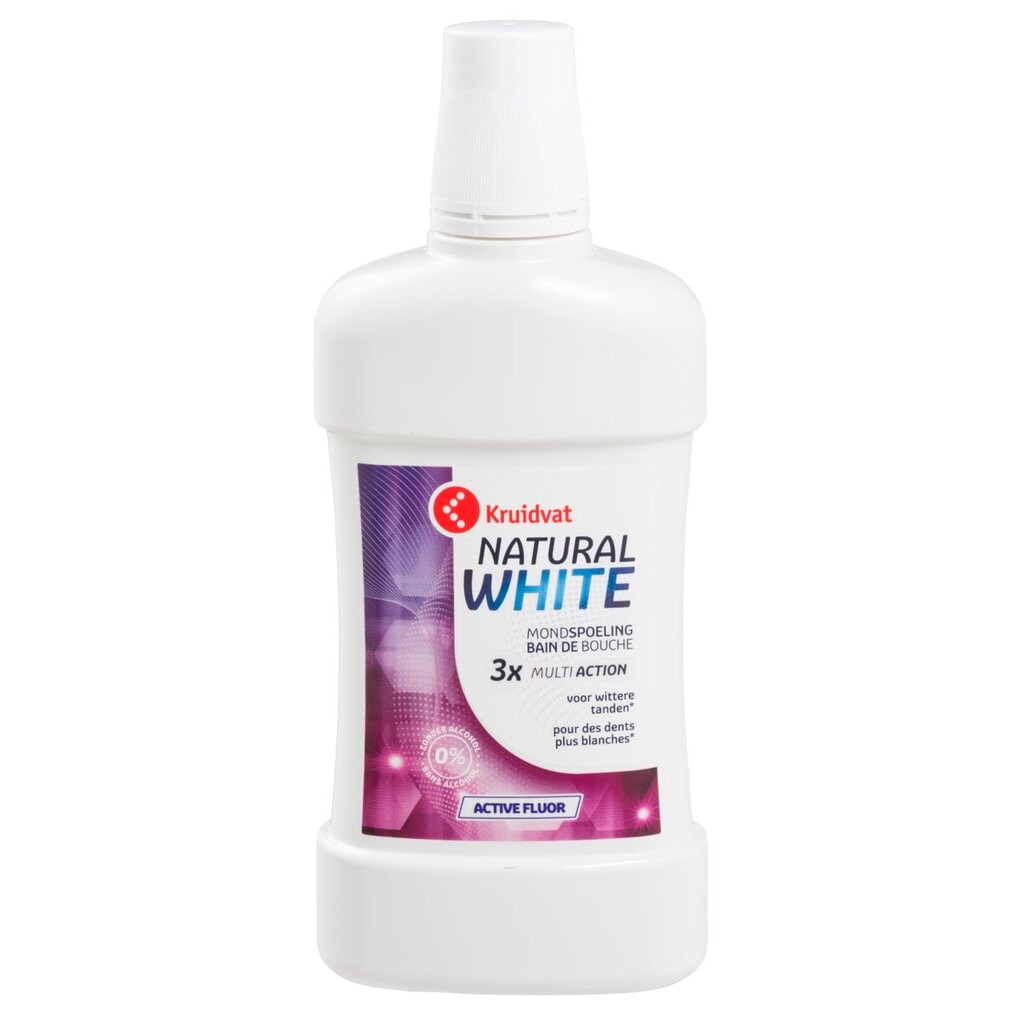 Kruidvat Natural White Mondwater Kruidvat Natural White Mondwater