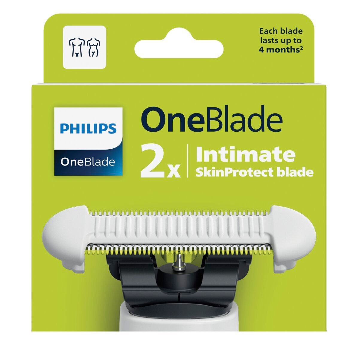 Philips OneBlade SkinProtect scheermesjes - QP229/52 - 2 mesjes